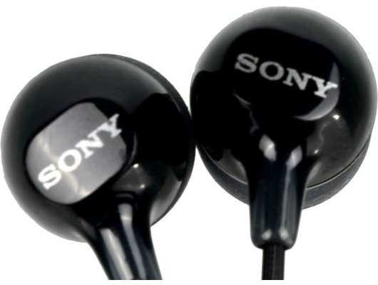 Гарнитуры SONY MDR-EX15AP черный
